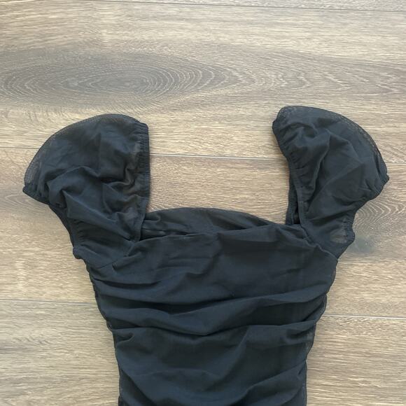 Princess Polly Black Charvi Mini Dress size US 0 - Picture 2 of 6